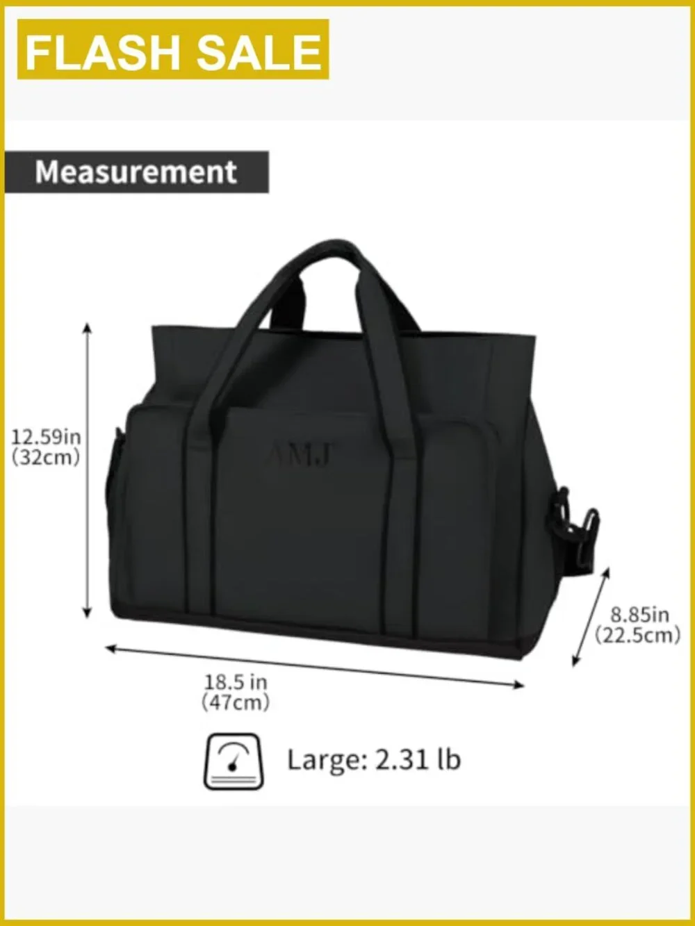 PU Leather Travel Duffel Bag with Detachable Strap Large Carry On Weekender Tote